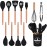FIOUSY Kitchen Utensil Set, 12 PCS Silicone Cooking Utensils Set With