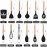 FIOUSY Kitchen Utensil Set, 12 PCS Silicone Cooking Utensils Set With