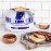 Uncanny Brands Star Wars R2D2 Deluxe Toaster - Lights-Up And Makes Sou