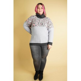 Cozy Animal Spot Turtleneck By White Birch