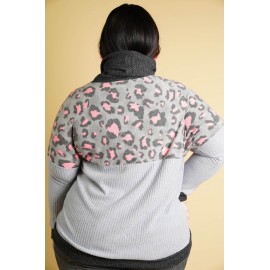 Cozy Animal Spot Turtleneck By White Birch