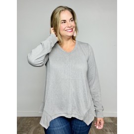 Enjoy Today Sharkbite Tunic Top - 2 Colors!