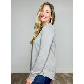 Enjoy Today Sharkbite Tunic Top - 2 Colors!