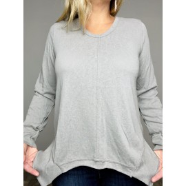 Enjoy Today Sharkbite Tunic Top - 2 Colors!