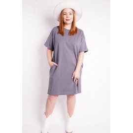 Dahlia Jersey T-Shirt Dress, 2 Colors!