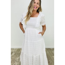 Shabby Chic Ruffle Bodice Dress