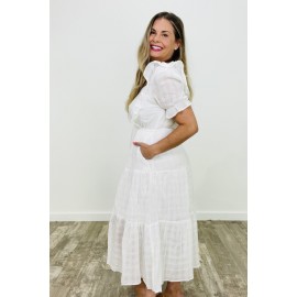 Shabby Chic Ruffle Bodice Dress