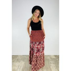 Lady Autumn Tiered Maxi Skirt - 3 Colors!