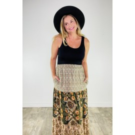 Lady Autumn Tiered Maxi Skirt - 3 Colors!