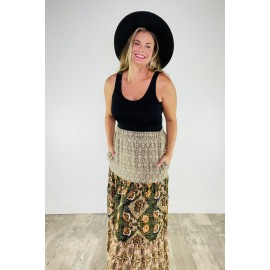 Lady Autumn Tiered Maxi Skirt - 3 Colors!