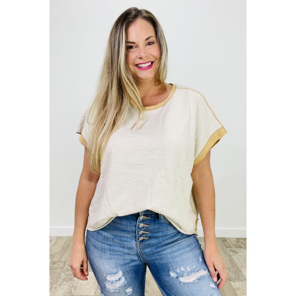 Keep It Cool Open Back Tee - 2 Colors