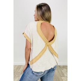 Keep It Cool Open Back Tee - 2 Colors