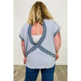 Keep It Cool Open Back Tee - 2 Colors