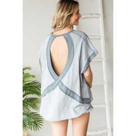 Keep It Cool Open Back Tee - 2 Colors