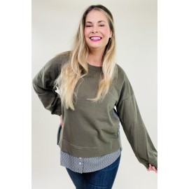 Layer Shirt Tunic - 2 Colors!