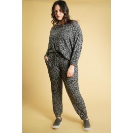 Spotted In The Wild Brushed Long Sleeve Top