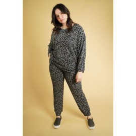 Spotted In The Wild Brushed Long Sleeve Top