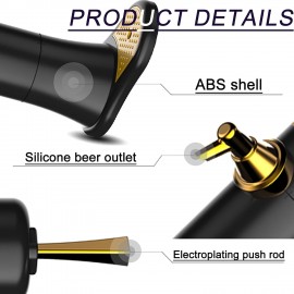 WYJRO Beer Foam Machine,Draft Beer Dispenser with Cooling,Beer Kegerator Beer Dispenser Beer Foam Maker for Beer Lovers