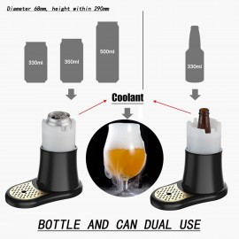 WYJRO Beer Foam Machine,Draft Beer Dispenser with Cooling,Beer Kegerator Beer Dispenser Beer Foam Maker for Beer Lovers