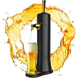 WRJAHCG Beer Kegerator,Beer Draft Dispenser,Home Draught Beer Tap Draft Machine with Cooling,Gift for Men And Beer Enthusiast