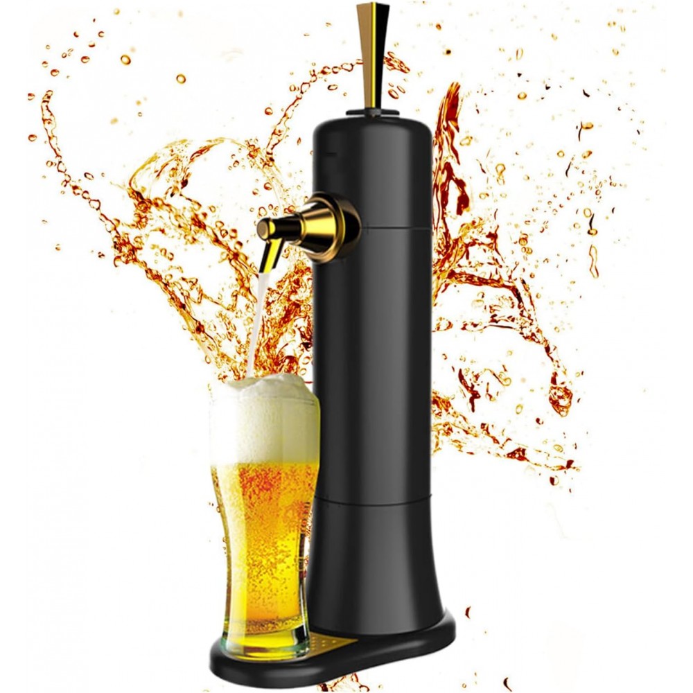 WRJAHCG Beer Foam Machine,Beer Draft Dispenser,Draft Beer System,Home Draught Beer Tap Draft Machine for Father's Day