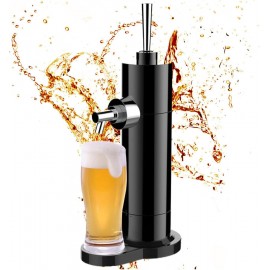 WRJAHCG Black,Beer Foam Machine,Draft Beer System,Beer Kegerator,Beer Tap Draft Machine,Gift for Men And Beer Enthusiast